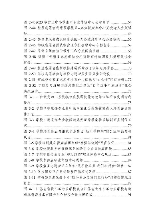 江蘇省宿城中等專業(yè)學(xué)校質(zhì)量報(bào)告（2023 年度）