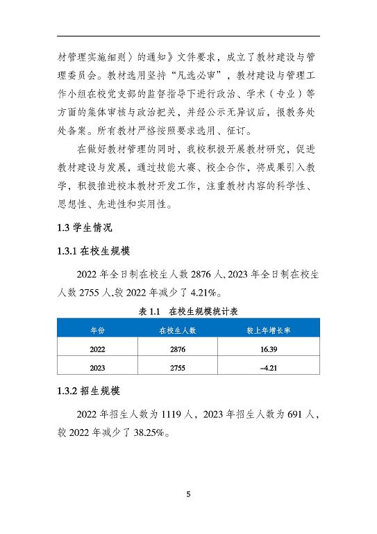 沭陽鴻星中等專業(yè)學(xué)校質(zhì)量報(bào)告（2023年度）