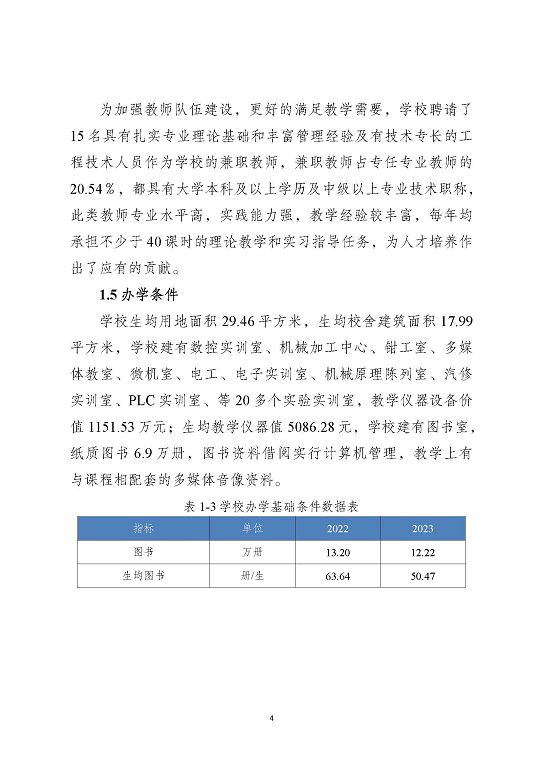 泗洪縣新星中等專業(yè)學校質量報告（2023年度）